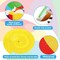 60-Pack Beach Ball Party Swirl Decorations – Summer Pool Ceiling Hanging Foil Swirls with Beach Cutouts for Birthday Parties, Indoor & Outdoor Decor, Party Favors